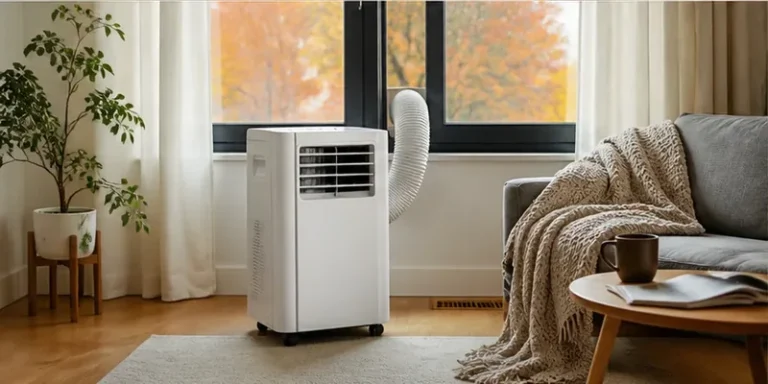Mobiele airco met verwarmingsfunctie in het tussenseizoen